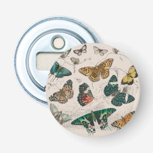 Antique Butterfly Illustration: 1820 Goldsmith Bottle Opener