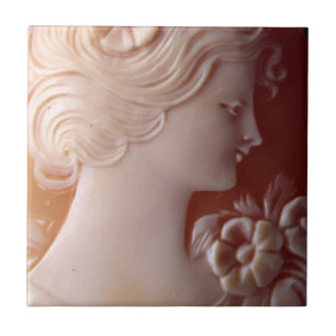 Antique Cameo Ceramic Tile