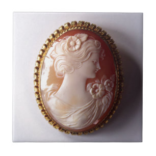 Antique Cameo Ceramic Tile