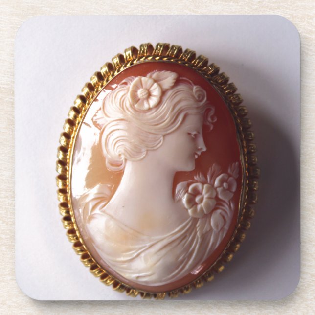 Antique Cameo Coaster (Front)