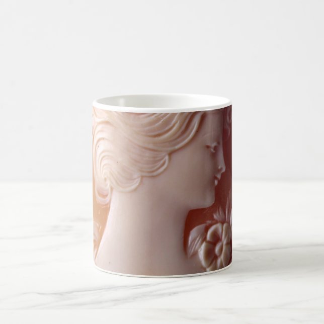 Antique Cameo Coffee Mug (Center)