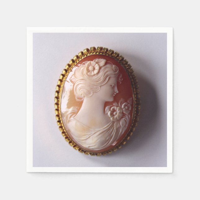 Antique Cameo Napkin (Front)