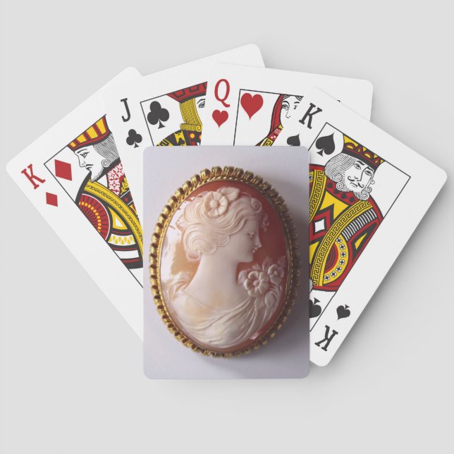 Antique Cameo Playing Cards (Back)