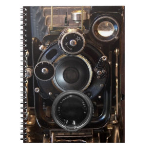 Antique Camera Photography Vintage Lens Film Notebook