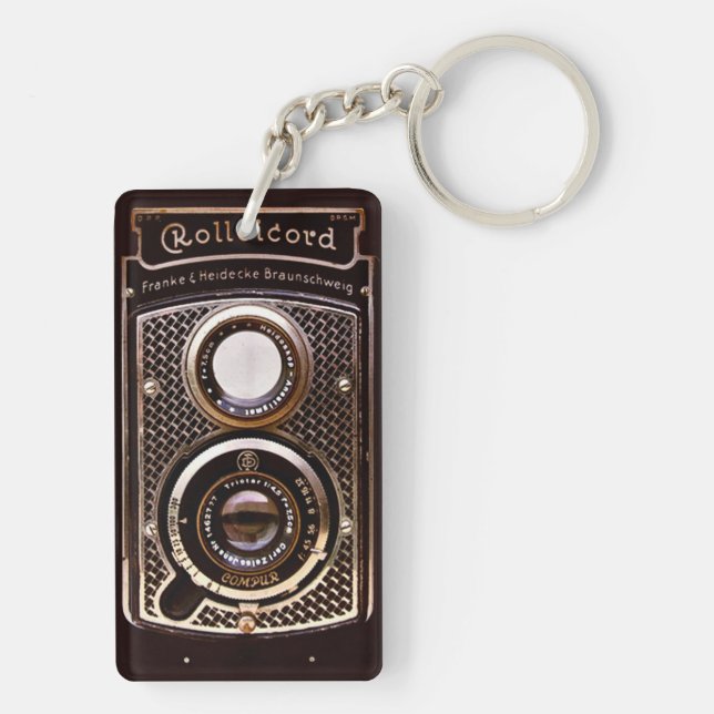 Antique camera rolleicord art deco key ring (Back)