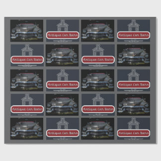 Antique Car Barn  Wrapping Paper