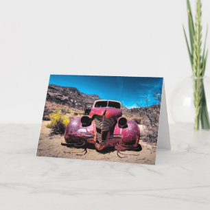 Antique Car Greeting Card