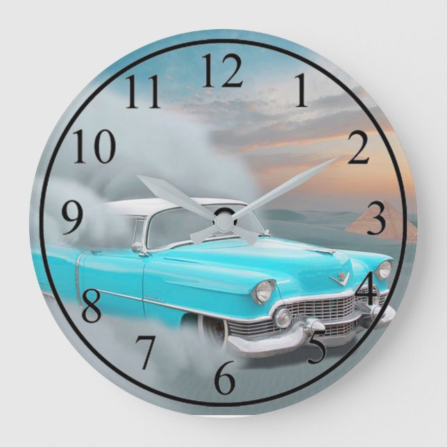 Antique Car Large Clock (Front)