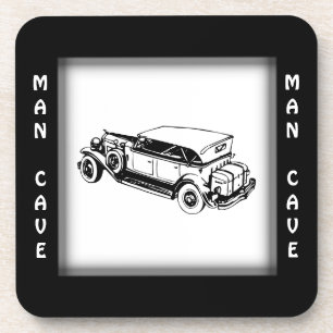 Antique Car Man Cave Collectable Coaster