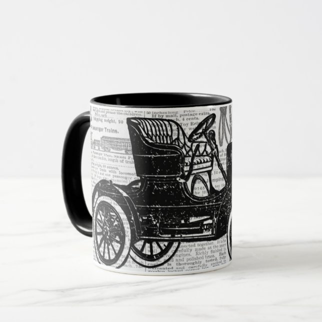 Antique Car Mug (Front Left)