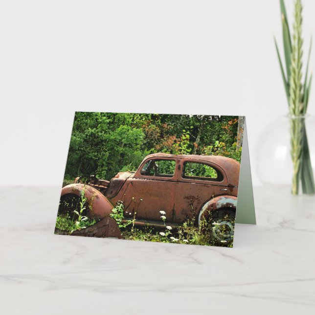 Antique Car Note Card (Front)