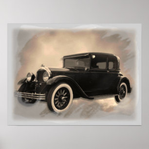 Antique Car Poster