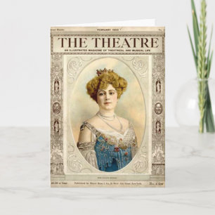 Antique Card about the Theatre