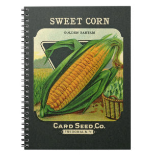 Antique Card Seed Co Packet Blank Notebook