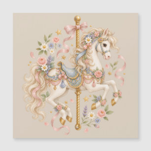 Antique Carousel Horse Cottagecore Gift