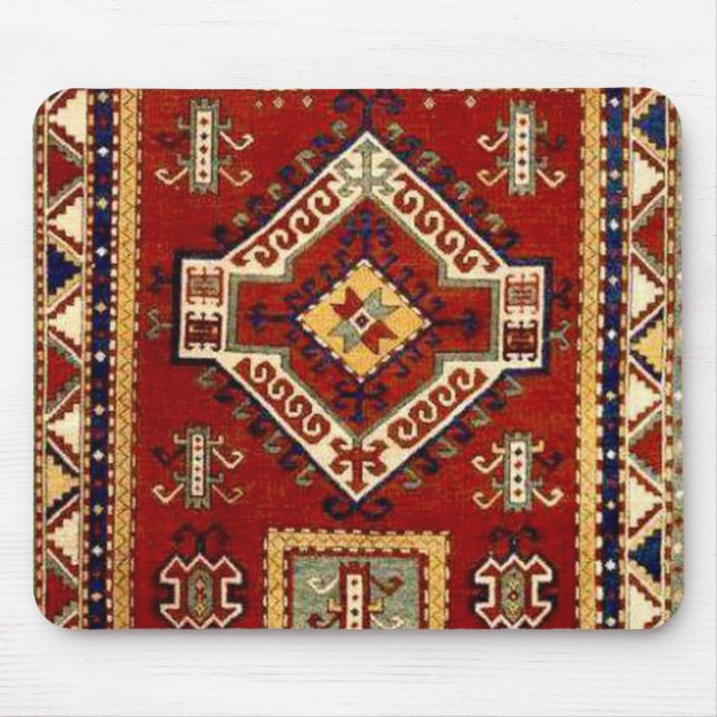 Antique Carpet Rug Mouse Pad (Front)