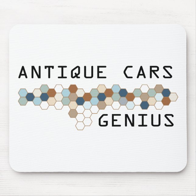 Antique Cars Genius Mouse Pad (Front)