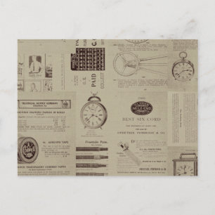 Antique Catalogue Pages Postcard