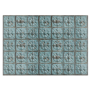 Antique Ceiling Tile Cutting Board