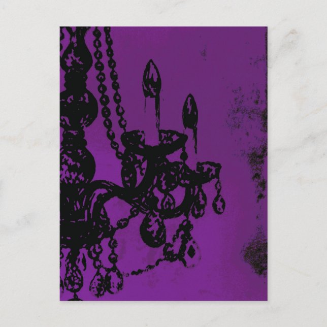 Antique Chandelier ~ Postcard / Invitations (Front)