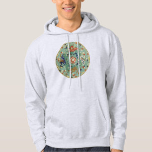 Antique Chinese Circle Blue Green Hoodie