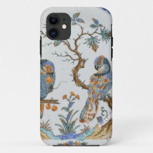 Antique chinoiserie bird porcelain china pattern iPhone 11 case
