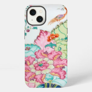 Antique chinoiserie china porcelain bird pattern iPhone case