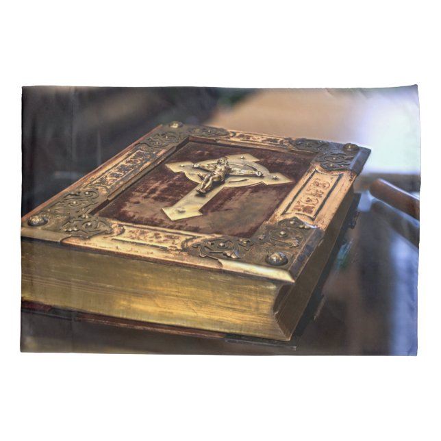 Antique Christian Bible Pillowcase (Back)