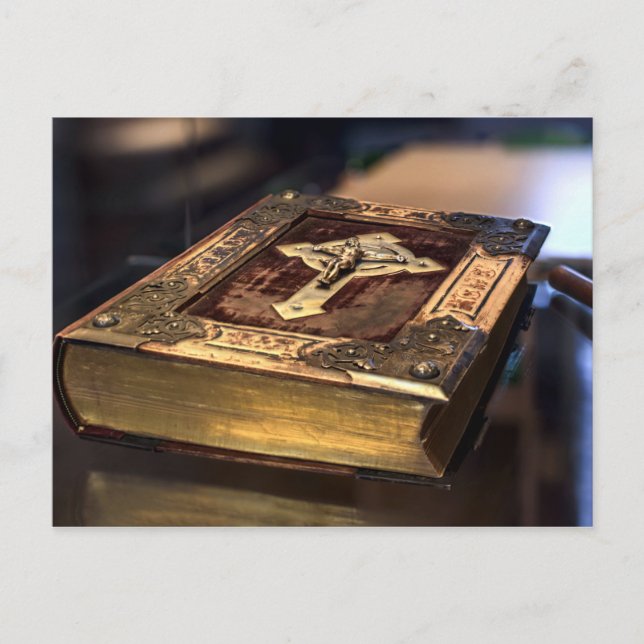 Antique Christian Bible Postcard (Front)