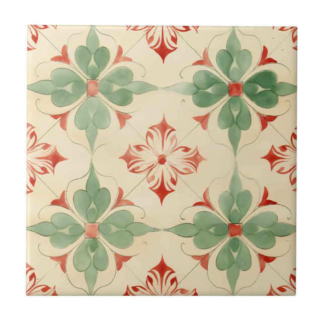 Antique Christmas Tile (Front)