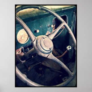 Antique Classic Pickup Truck Poster