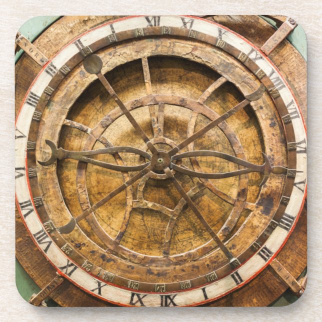 Antique clock face, Germany Coaster (Front)