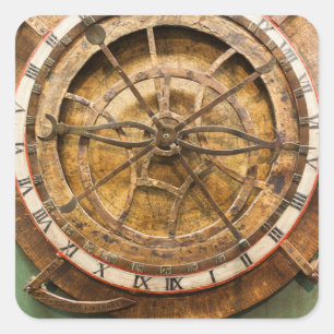 Antique clock face, Germany Square Sticker
