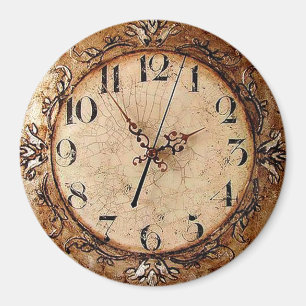 Antique Clock Magnet