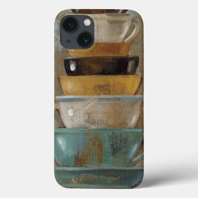 Antique Coffee Cups Case-Mate iPhone Case (Back)