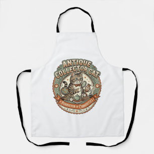 Antique Collector Cat Antique Collector Cat Vintag Apron
