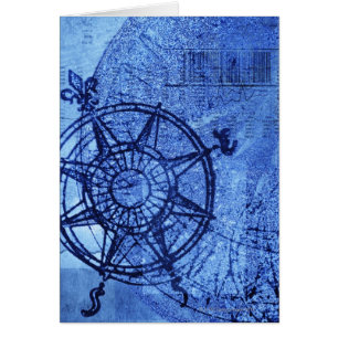 Antique compass rose