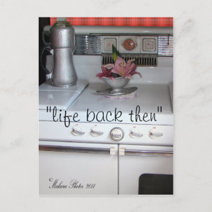 Antique- Cookstove Postcard- #1- customise Postcard