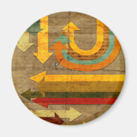 Antique coolcolorful arrows shapes old paper