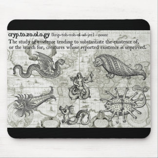 Antique Cryptozoology Mousepad
