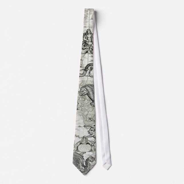 Antique Cryptozoology Tie (Front)