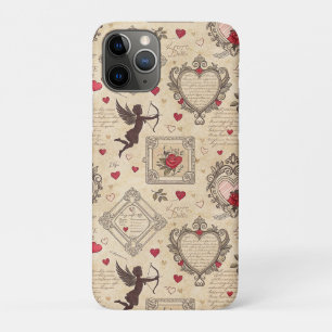 Antique Cupid Valentine Ornate Love iPhone 11 Pro Case