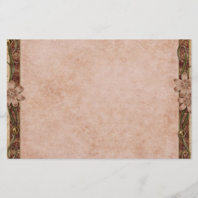 Antique Daisy Stationery (Front)