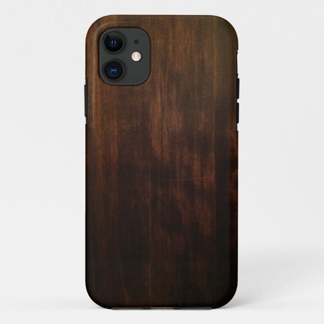 Antique Dark Wood Design Case-Mate iPhone Case (Back)