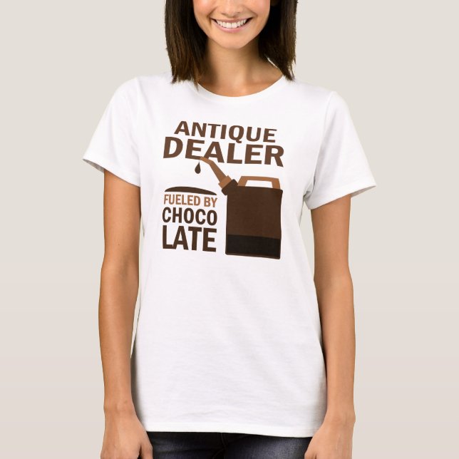 Antique Dealer Gift Chocolate T-Shirt (Front)