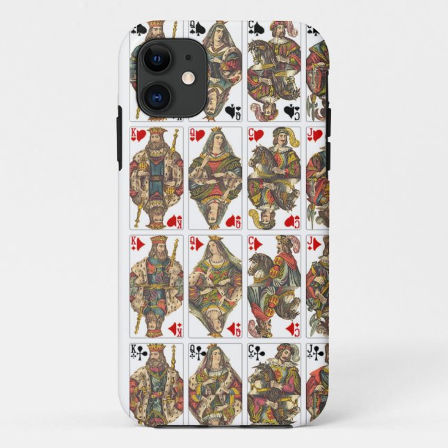 Antique Deck of Cards Case-Mate iPhone Case (Back)