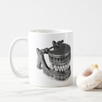 Antique Dental Model Horror Oddity Coffee Mug