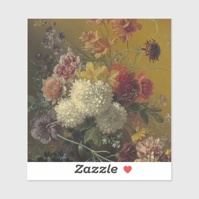 Antique Dutch Master Floral Georgius van Os 1820  (Sheet)