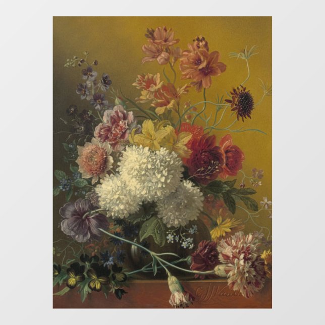 Antique Dutch Master Floral Georgius van Os 1820  (Sheet)