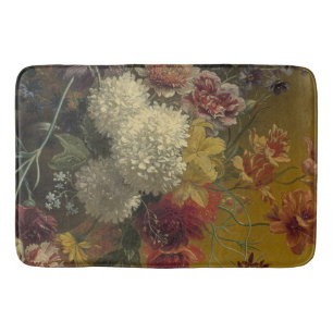 Antique Dutch Master Floral Georgius van Os 1820 Bath Mat
